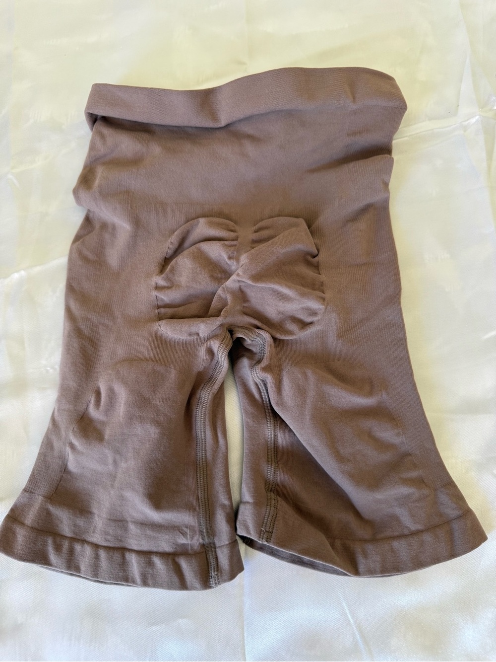 SKIMS Brown High-Waist Shaping Shorts